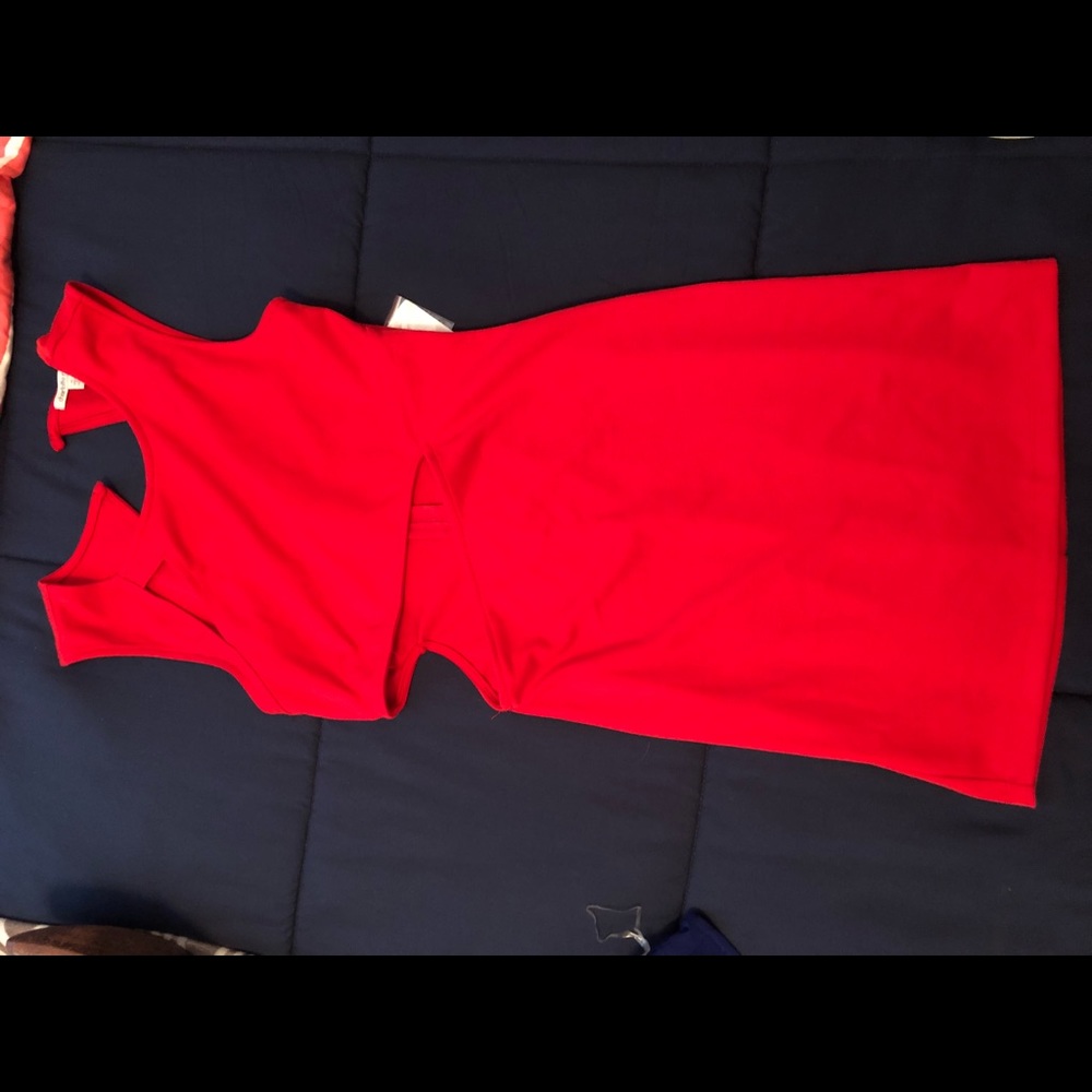 Red dress